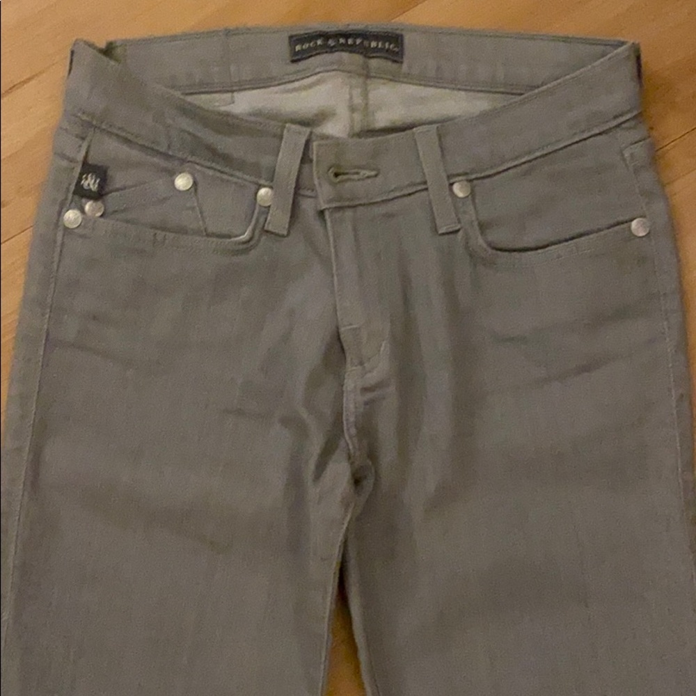 Perfect Grey Rock & Republic Skinny Jeans